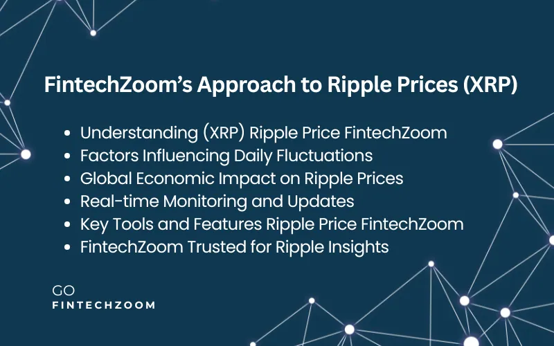 Ripple Price FintechZoom 1 FintechZoom’s Approach to Ripple Prices (XRP)